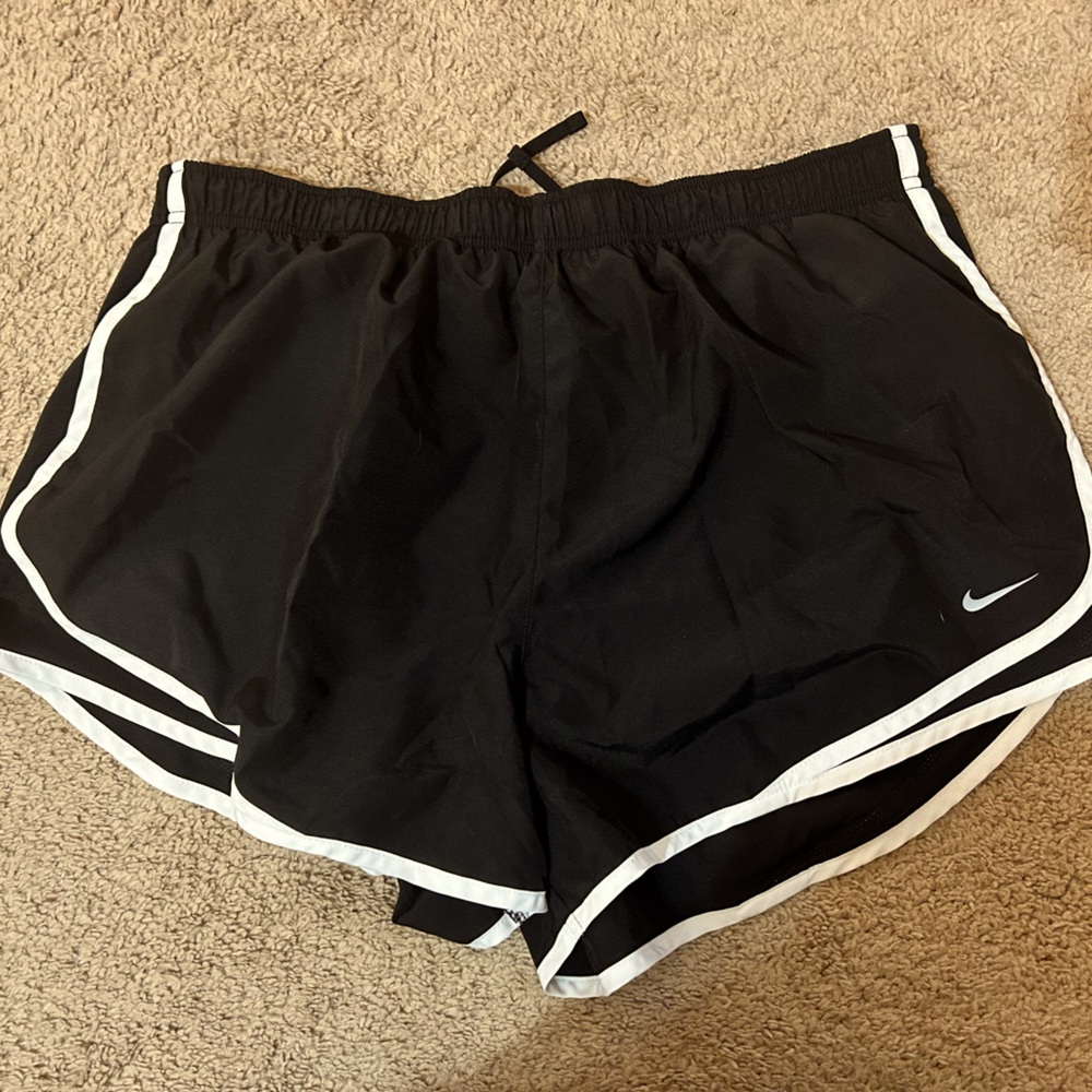 Plus size Nike running shorts.